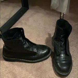Doc martins crocodile print